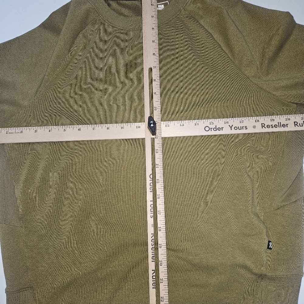 On Movement Crew Green women's crew neck sweatshirt small - Picture 4 of 6